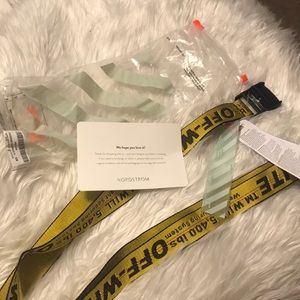 Off white industrial belt 100% authentic